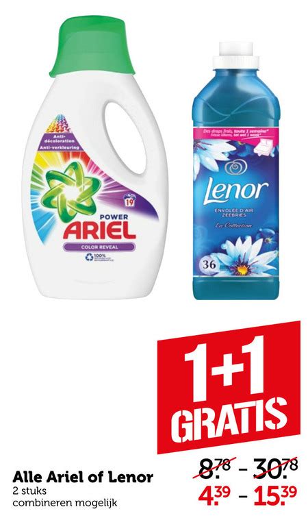 Lenor Wasverzachter Wasmiddel Folder Aanbieding Bij Coop Details