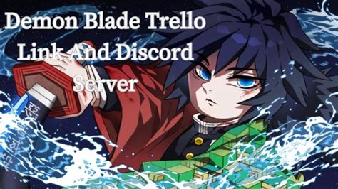 Demon Blade Trello Link And Discord Server August 2024 Gamepur