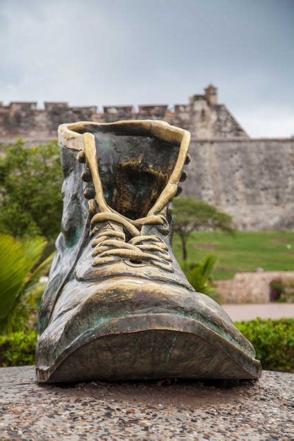 Botas Viejas Castillo San Felipe De Barajas Cartagena Colombia Boots