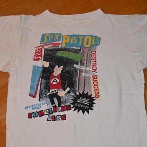 1970 S 80 S SEX Pistols Vintage Rare Punk Rock Band Tee Concert Tour T