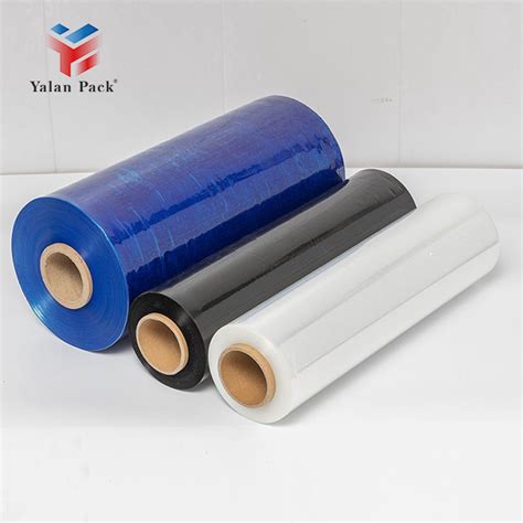 30 Micron LLDPE Pallet Hand 18 1500 80g PE Stretch Film Wrap China