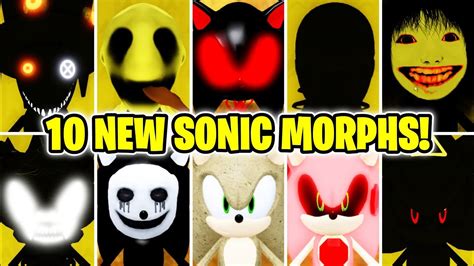 Update How To Get All 10 New Sonic Morphs In Find The Sonic Morphs