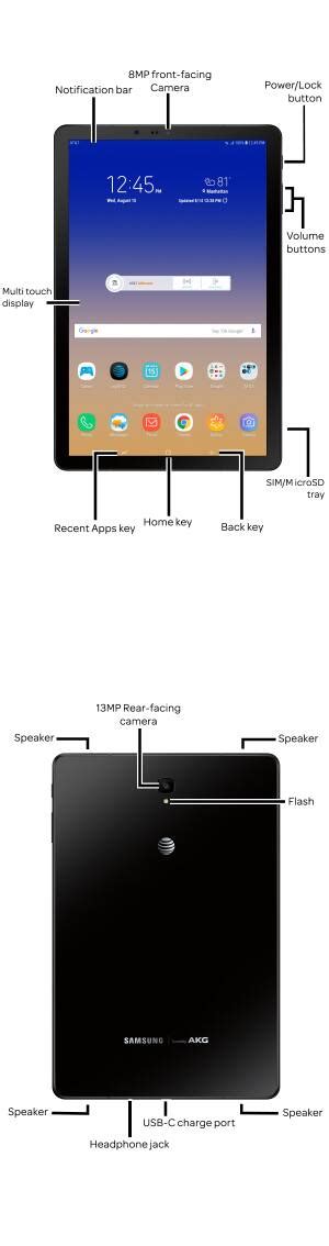 Samsung Galaxy Tab S4 T837A Diagram AT T Device Support