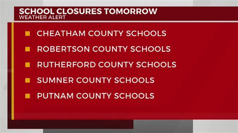 Tennessee School Closings And Delays May 9 2024