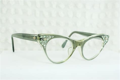 Vintage 50s Cat Eye Glasses 1960s Womens Eyeglasses By Diaeyewear