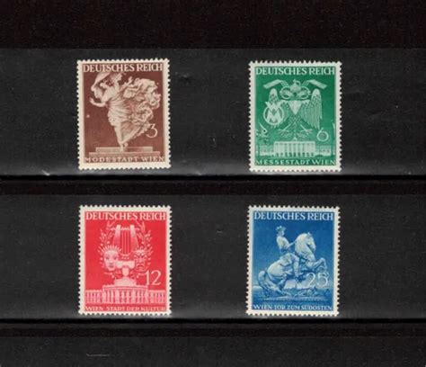 DEUTSCHES REICH 1941 Wiener Messe Satz Gem Mi 768 771 Postfrisch