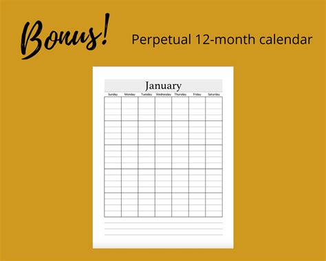 2023 Lined Calendar Printable 2023 Calendar Jan-dec 2023 - Etsy