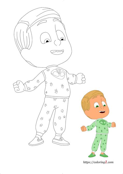 Pj Masks Greg Coloring Pages - 2 Free Coloring Sheets (2021) | Pj masks ...