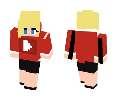 Download Girl Youtuber Minecraft Skin For Free Superminecraftskins