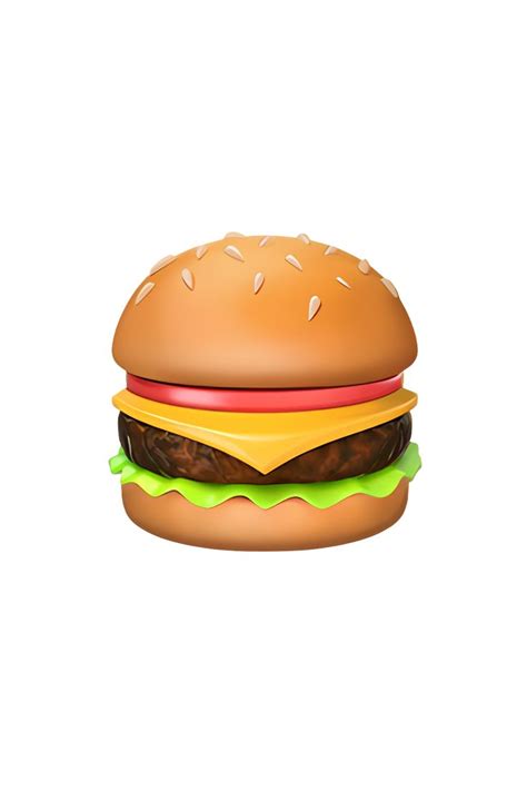 🍔 Hamburger Emoji | Hamburger, Emoji, Emoji burger