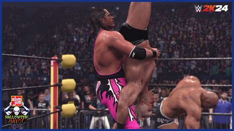 WWE 2K24 US Title Match Curt Henning Vs Lex Luger Vs Bret Hart Vs