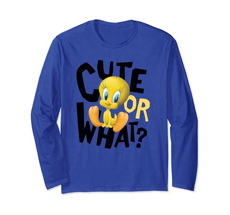 Looney Tunes Tweety Cute Or What Long Sleeve T Shirt