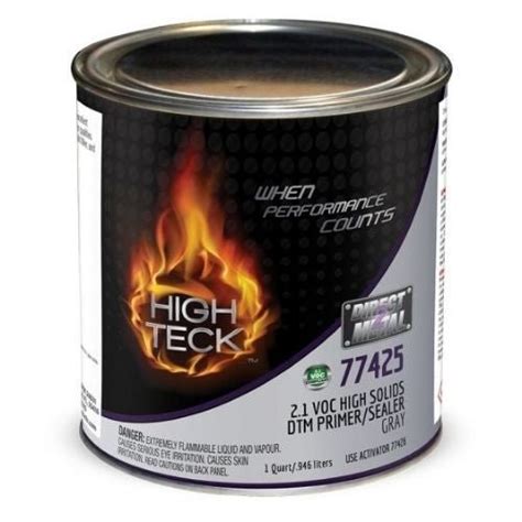 High Teck 77425 Gray 2k Dtm Primersealer Quart