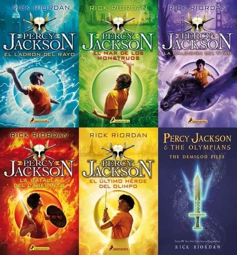 Pdf Libros Saga Percy Jackson Y Los Dioses Del Olimpo 1 500 En