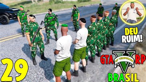 GTA 5 ROLEPLAY BRASIL TREINAMENTO DO EXERCITO Deu Ruim D