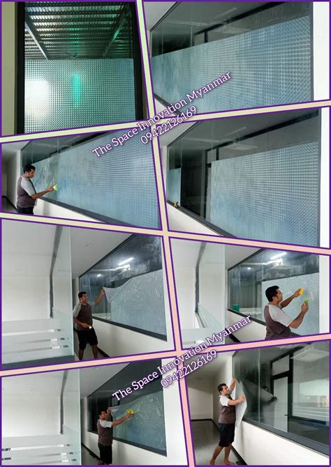 Frosted Sticker Installation Privacy Sticker Installation Glass