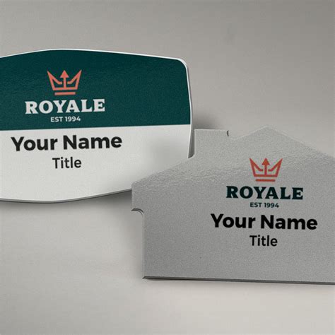 Magnetic Name Tags Badges Custom Full Color Uv Print