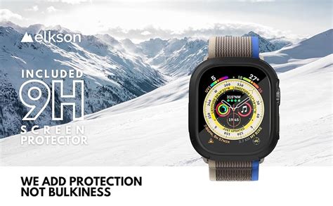 Amazon Elkson Funda Protectora De Pantalla Hecha Para Apple Watch