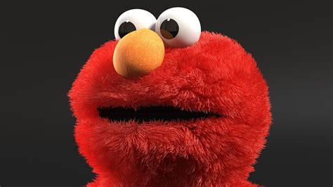 Marioneta De Mano Elmo Fur Rigged Modelo 3d 59 Max Free3d