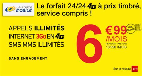 Vente Priv E La Poste Mobile Forfait G H Go Pendant An