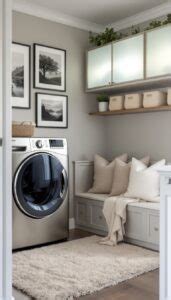 Laundry Room Design Ideas With Cozy Lighting