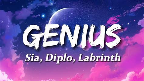 Lsd Genius Lyrics Ft Sia Diplo Labrinth Youtube