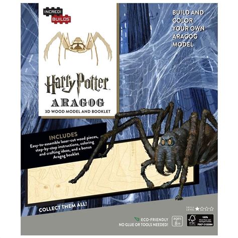 Buy Incredibuilds Harry Potter Aragog D Wood Model And Booklet Online