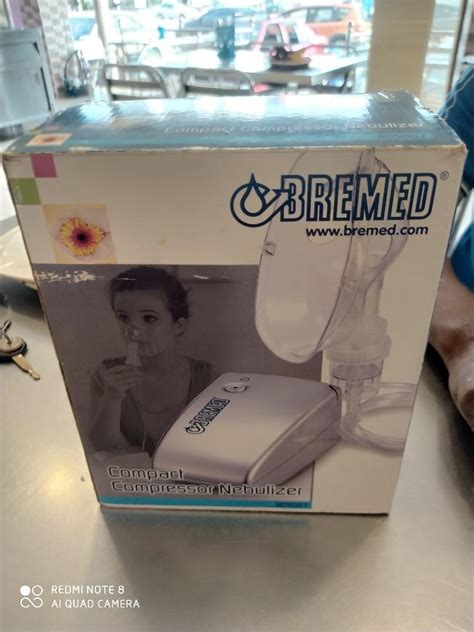 Bremed Compact Compressor Nebulizer Health Nutrition Massage