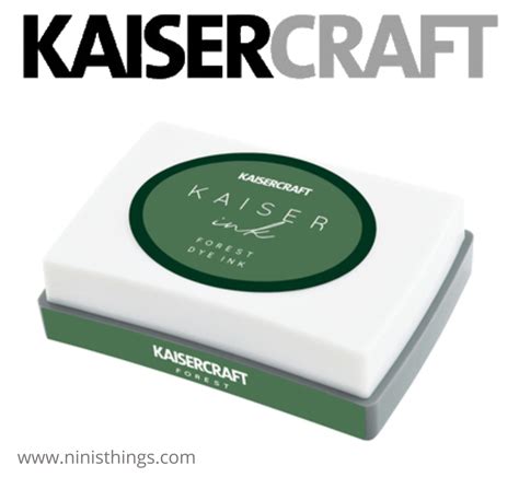 Kaisercraft New Larger Dye Based Ink Pad Forest Ip Nini S Things