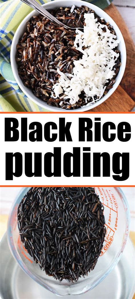 Easy Black Rice Pudding with Coconut Milk Recipe