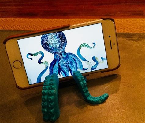 Octopus Tentacle Phone Stand Etsy