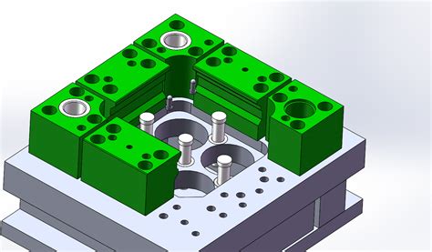 方壳旋切模具solidworks 2016模型图纸下载 懒石网