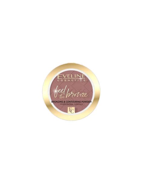 EVELINE FEEL THE BRONZE Puder brązujący do twarzy 02 CHOCOLATE CAKE 4 g