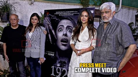 Uncut 1920 Horror Of The Heart Press Meet Avika Gor Krishna