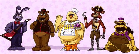 FNaF 1 Gang Redesign by JohnDraw54 on DeviantArt