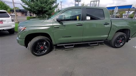 Army Green 2020 Toyota Tundra Trd Pro