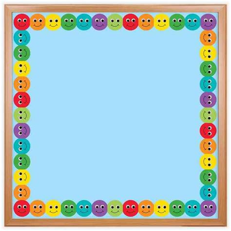 Smiley Face Design Border Strips By Hygloss Hyx33610