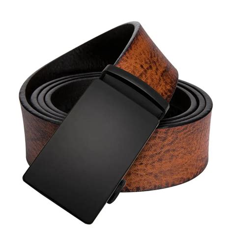 Ratchet Belt Men Genuine Leather Slide Belts Men Leather Ratchet Belt