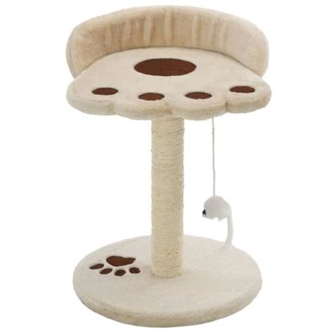 Gar S Arbre Maison Chat Avec Tapis Gratter En Sisal Cm