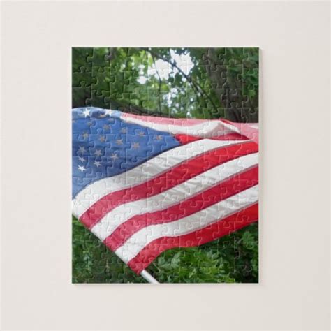 American Flag Puzzle | Zazzle