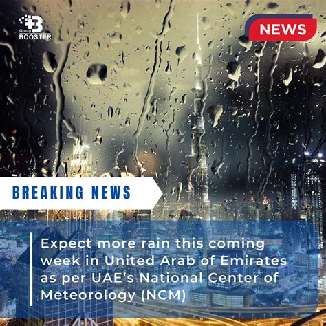 Booster Group - BREAKING NEWS: Expect more rain this... | Facebook