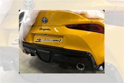 2020 Toyota Supra Shows Its Rear And It Looks Good Motor Illustrated