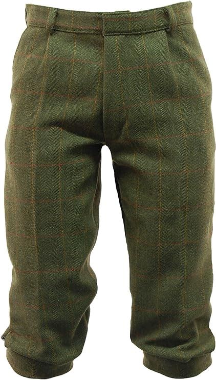 Mens Dark Derby Tweed Plus Fours Breeches Breeks Trousers Hunting