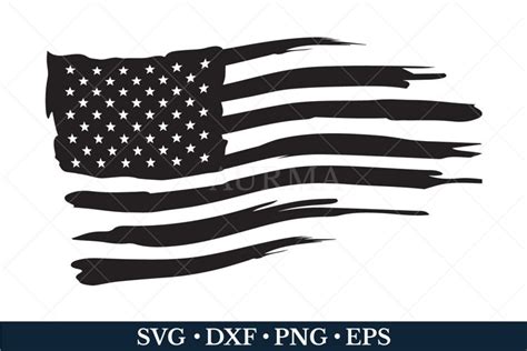 Distressed Us Flag Svg, American Flag Svg (2424694)