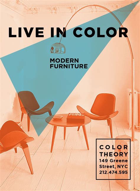 Psychology Color Theorywild Poster Series For Modern Furniture Store