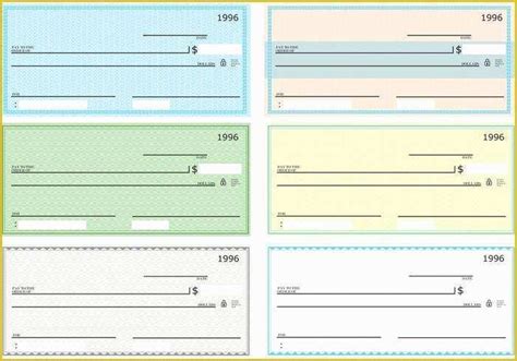 Free Editable Cheque Template Of 10 Editable Blank Check Template ...