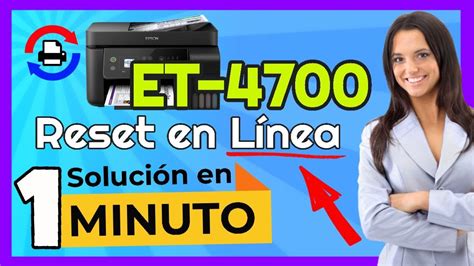 Epson Et 4700 Servicio Online Reset Almohadillas 🔒 Seguro ⚡ Rápido Y 🔄 Reutilizable Youtube