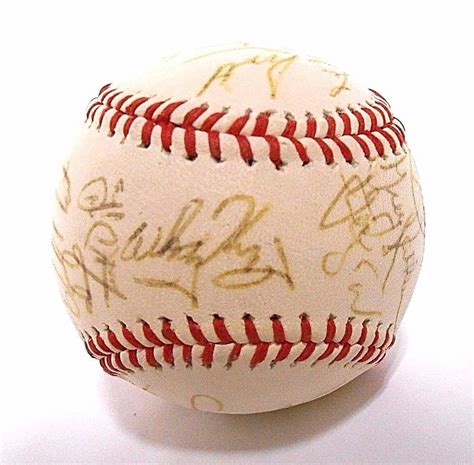 Ozzie Smith Whitey Herzog 1990 St Louis Cardinals Team Signed Autograph