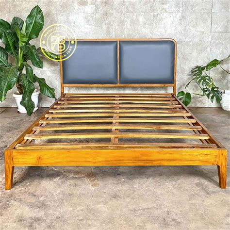 Dipan Bed Frame Rangka Tempat Tidur Kayu Jati Sandaran Jok