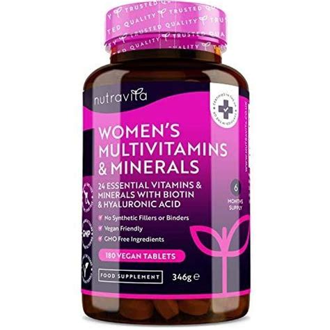 Nutravita Multivitamines Et Minéraux Pour Femmes 24 Vitamines Et